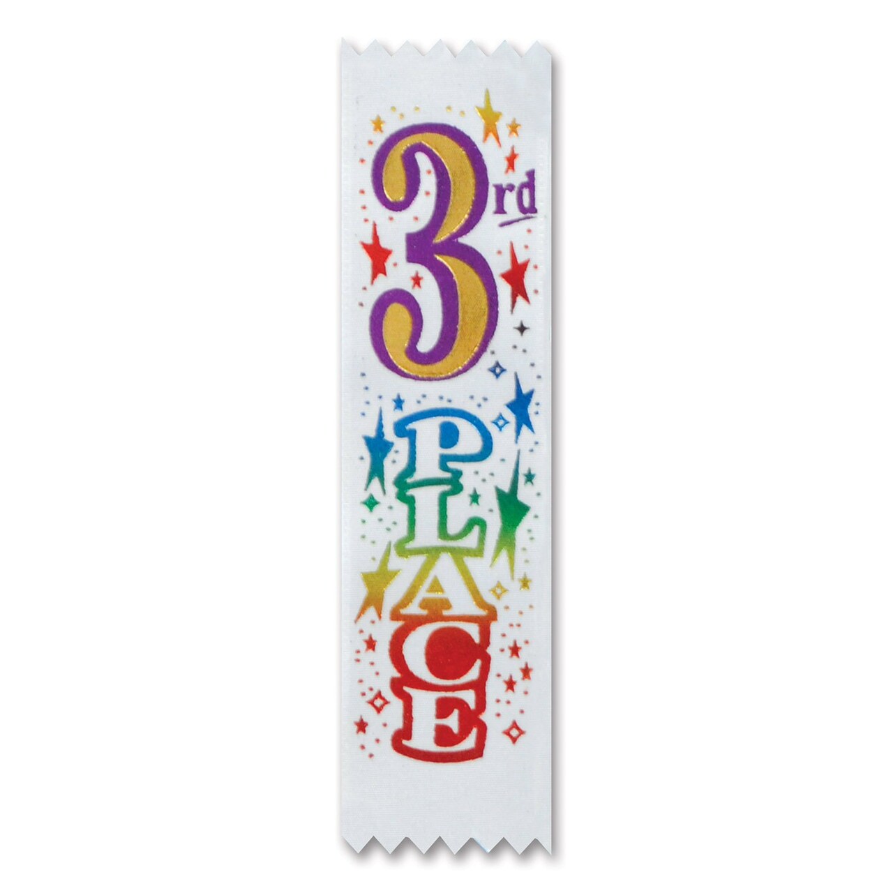 3rd Place Value Pack Ribbons (Pack of 3)